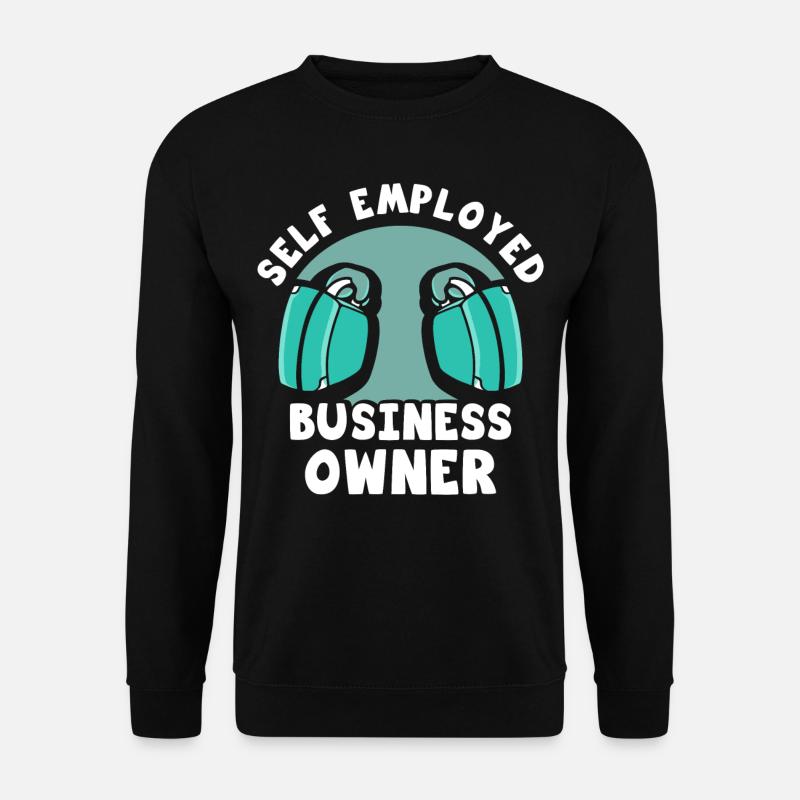 Selbständiger Geschäftsinhaber Selbstständig - Unisex Pullover - Schwarz
