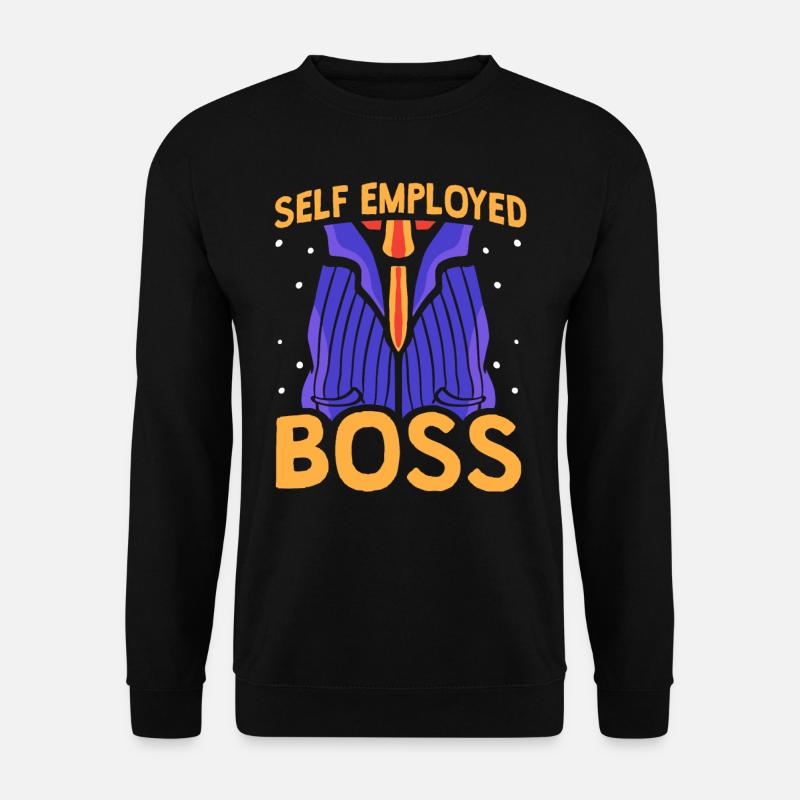 Self-employed boss Freelancer Self-employed - Unisex Sweatshirt - black