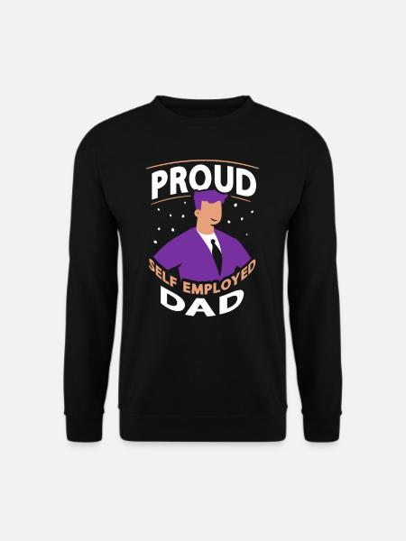Proud Self-employed father Self-employed - Unisex Sweatshirt - black