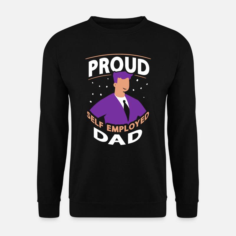 Proud Self-employed father Self-employed - Unisex Sweatshirt - black