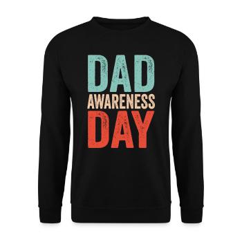 Father's Day Father Papa Sayings Daddy Father Day - Unisex Sweatshirt - black - Front - Alina (178cm) & Michal (187cm)