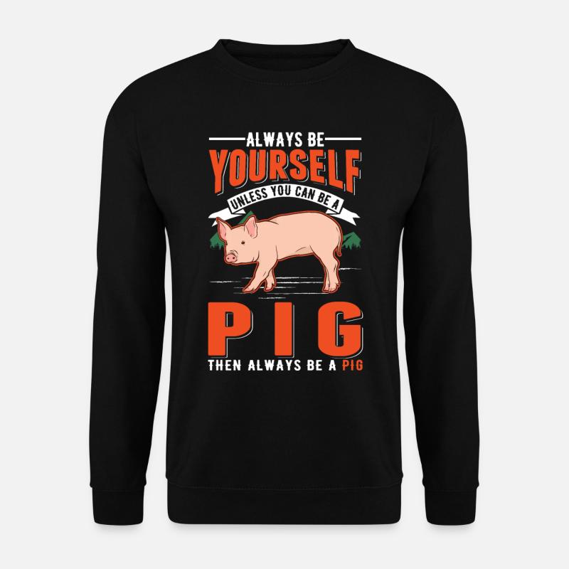 Cadeau cochon Fermier Cochons - Sweat-shirt Unisexe - noir