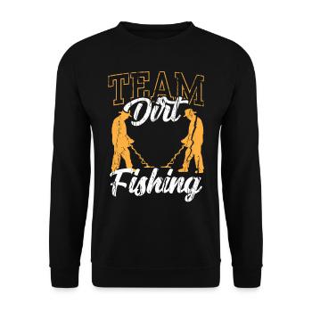 Équipe Dirt Fishing Détection de métaux Détection de métaux - Sweat-shirt Unisexe - noir - Devant - Alina (178cm) & Michal (187cm)