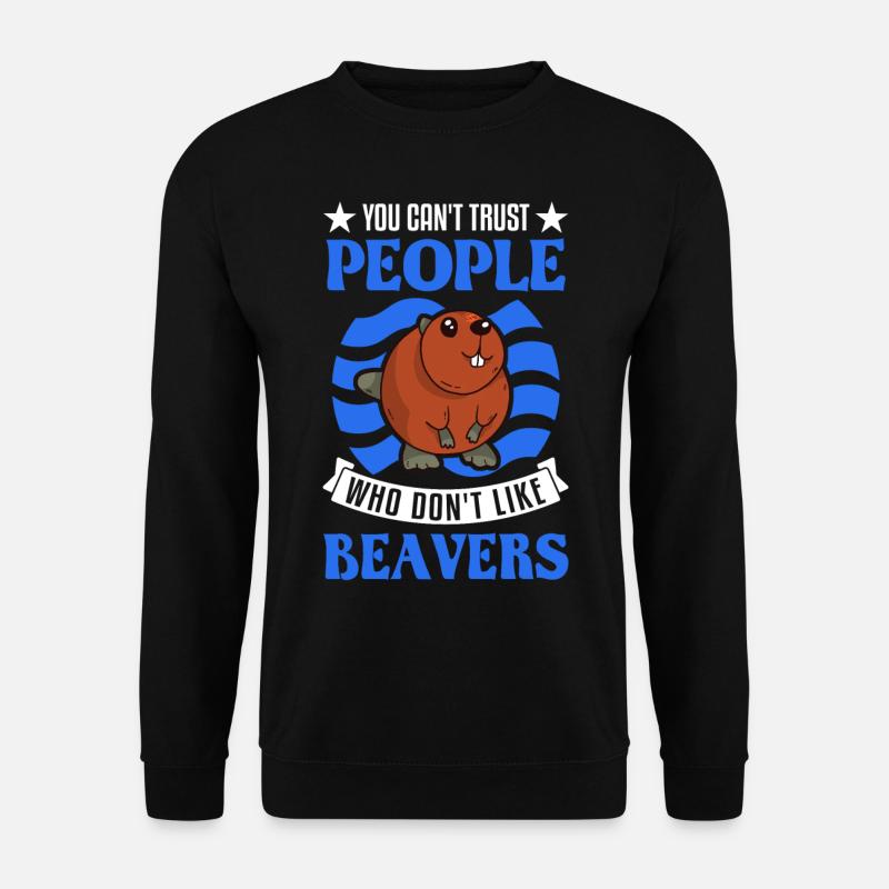 Beaver Gift Beaver Dam - Unisex Sweatshirt - black