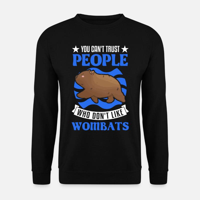 Australian Wombat - Unisex Sweatshirt - black