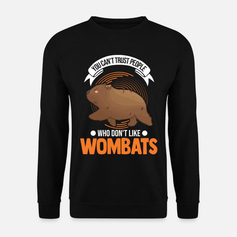 Australian Wombat - Unisex Sweatshirt - black
