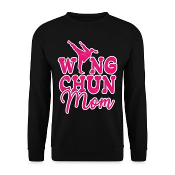 Wing Chun Mother Martial Arts Martial Arts Trainer - Unisex Sweatshirt - black - Front - Alina (178cm) & Michal (187cm)