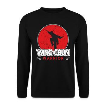 Wing Chun Warrior Trainer Martial Arts Martial Arts - Unisex Sweatshirt - black - Front - Alina (178cm) & Michal (187cm)
