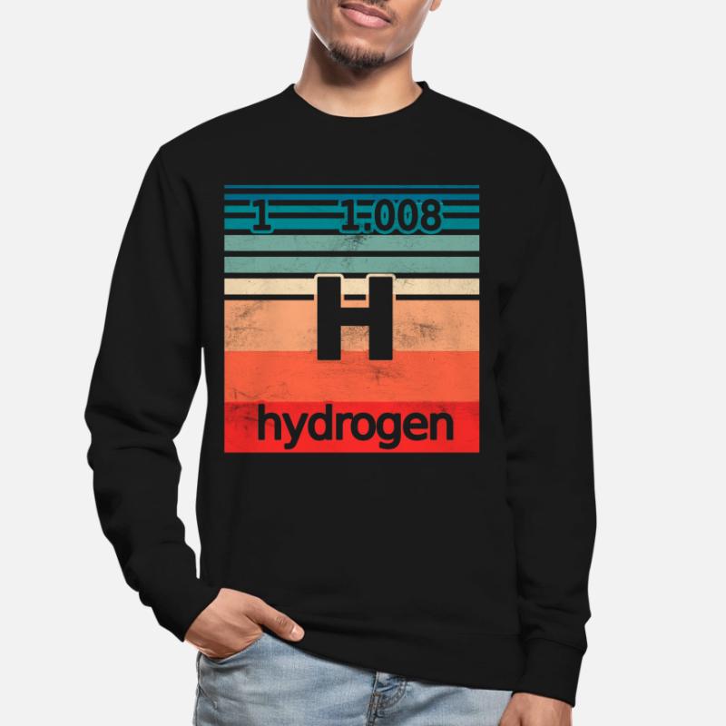 Hydrogène Hydrogène Élément Energie Sweat-shirt Unisexe