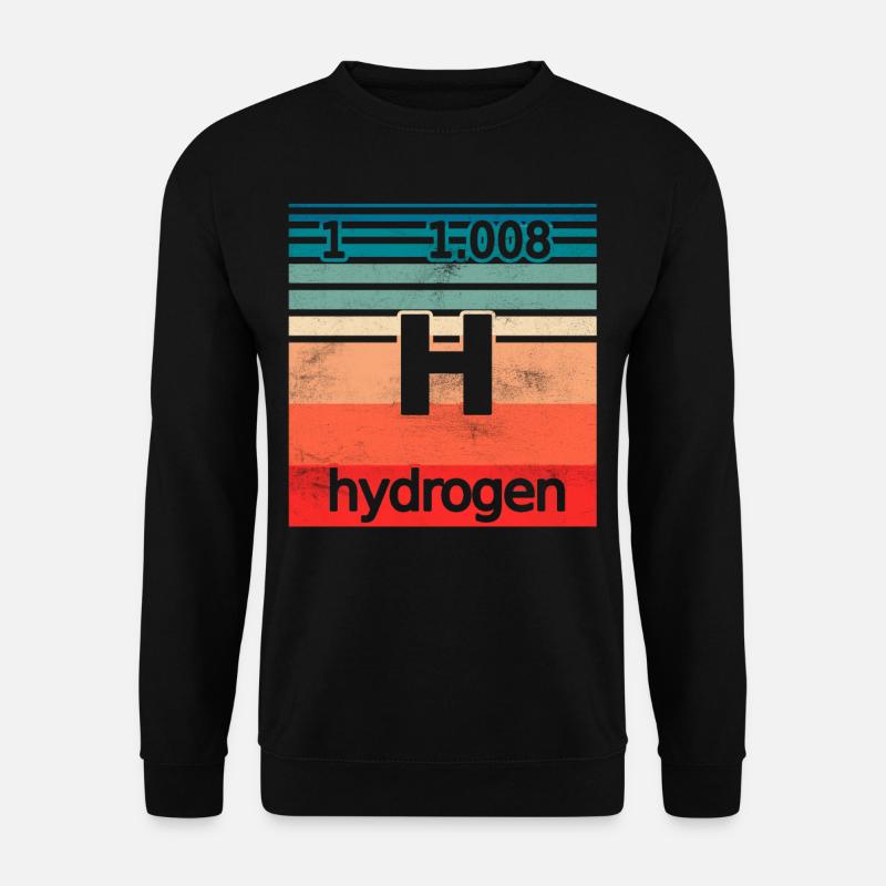 Hydrogen Hydrogen Element Energy - Unisex Sweatshirt - black