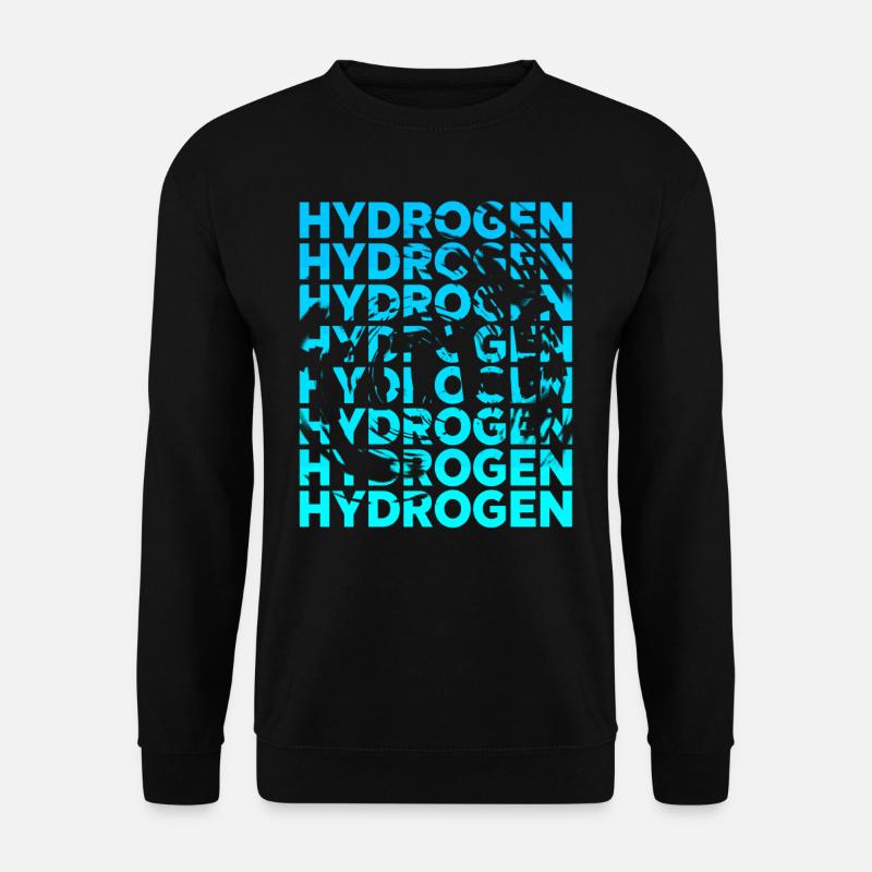 Hydrogène Hydrogène Élément d’énergie - Sweat-shirt Unisexe - noir