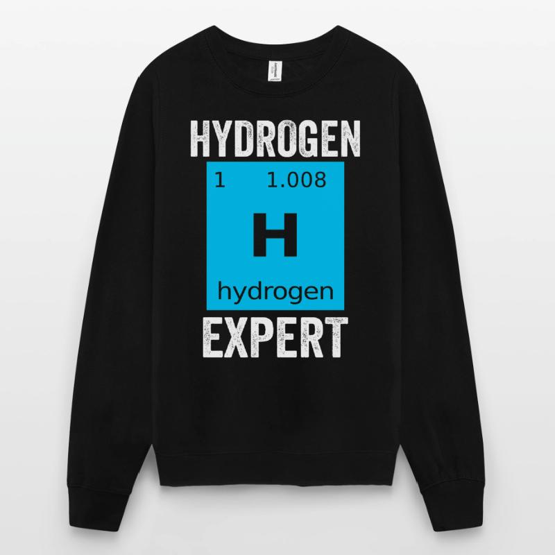 Hydrogène Expert Élément Energie Hydrogène Sweat-shirt Unisexe