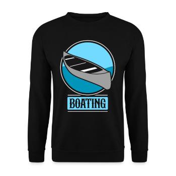 Yacht de navigation Voilier Bateau Bateau - Sweat-shirt Unisexe - noir - Devant - Alina (178cm) & Michal (187cm)