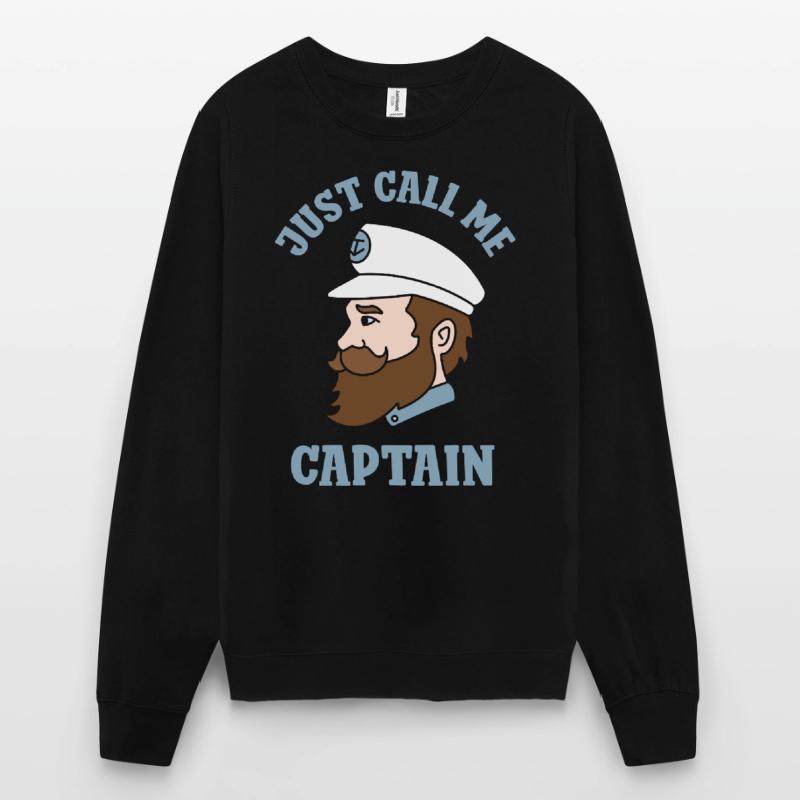 Appelez-moi simplement capitaine bateau bateau bateau Sweat-shirt Unisexe
