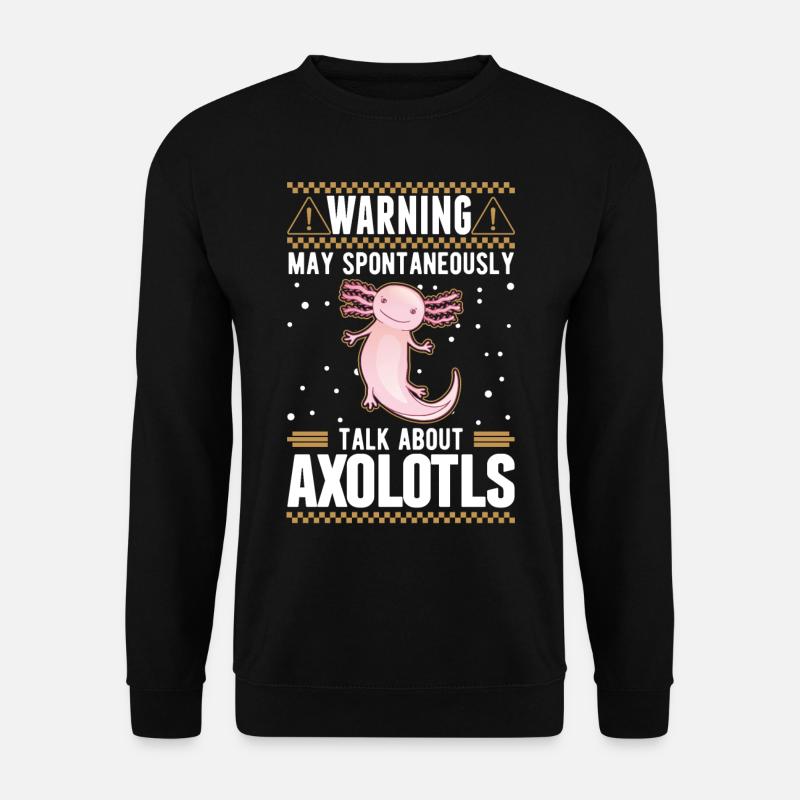 Axolotl Gift Tail Lurch - Unisex Sweatshirt - black