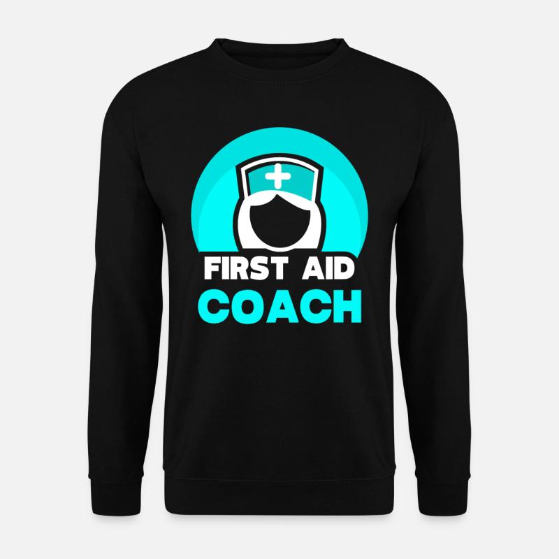 Erste Hilfe Trainer Lehrer Kurs Sofortmaßnahmen - Unisex Pullover - Schwarz