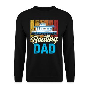 Nautisme Père Yacht Bateau Bateau - Sweat-shirt Unisexe - noir - Devant - Alina (178cm) & Michal (187cm)
