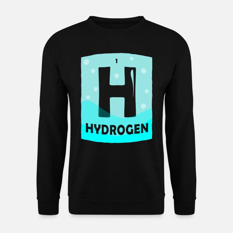 Hydrogène Énergie Hydrogène Élément - Sweat-shirt Unisexe - noir