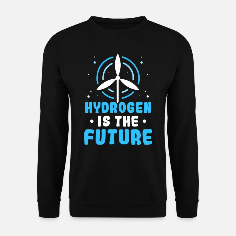 L’hydrogène est l’élément d’avenir hydrogène - Sweat-shirt Unisexe - noir