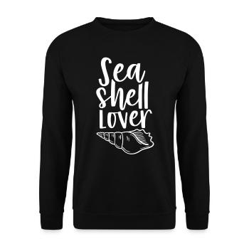 Shell Lovers Shells Shell Collectors Collecting - Unisex Sweatshirt - black - Front - Alina (178cm) & Michal (187cm)