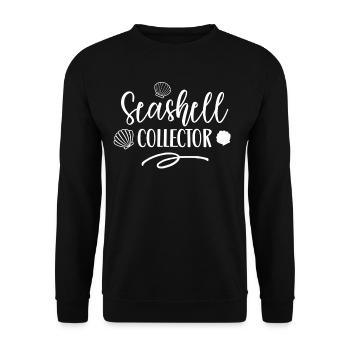 Shell Collector Shell Collector Shells Collecting - Unisex Sweatshirt - black - Front - Alina (178cm) & Michal (187cm)