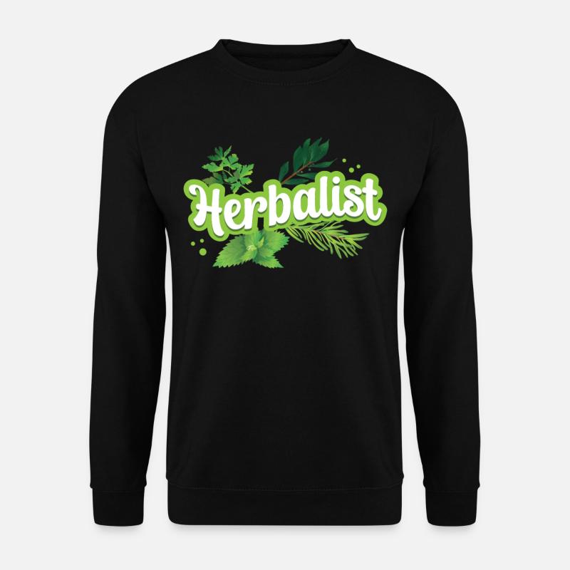 Kräutersammler Kräuter Kraut Kräutergarten - Unisex Pullover - Schwarz
