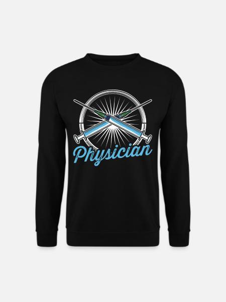 Arzt Medizin Doktor Beruf Mediziner - Unisex Pullover - Schwarz