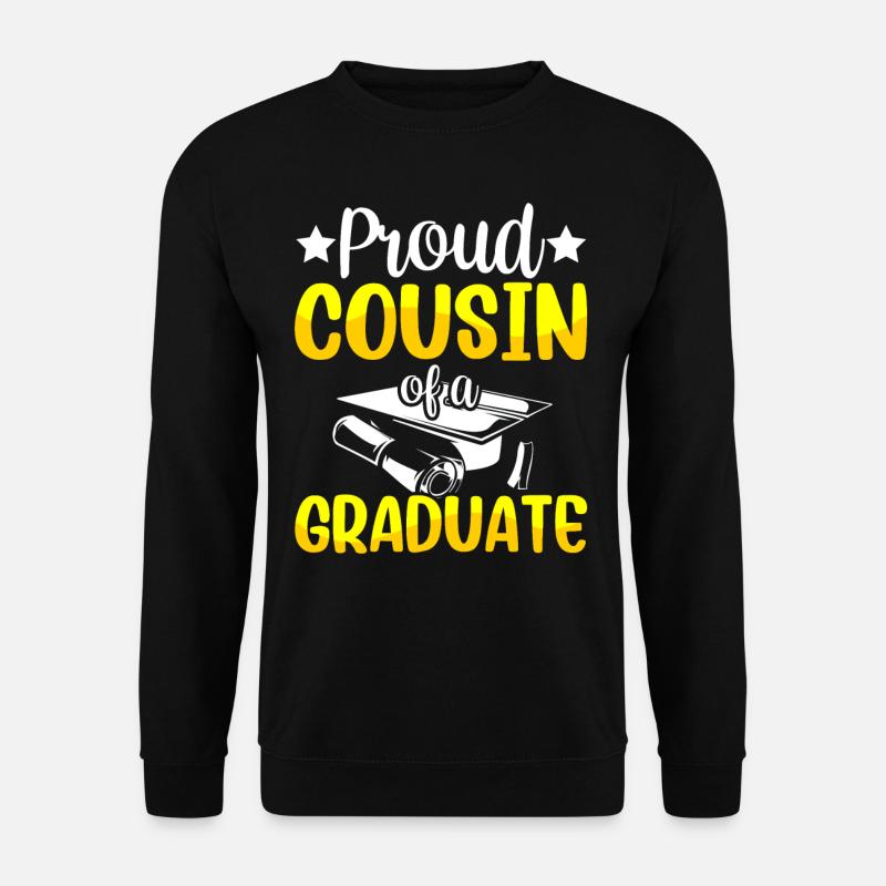 Fier cousin d’un diplômé diplômé - Sweat-shirt Unisexe - noir