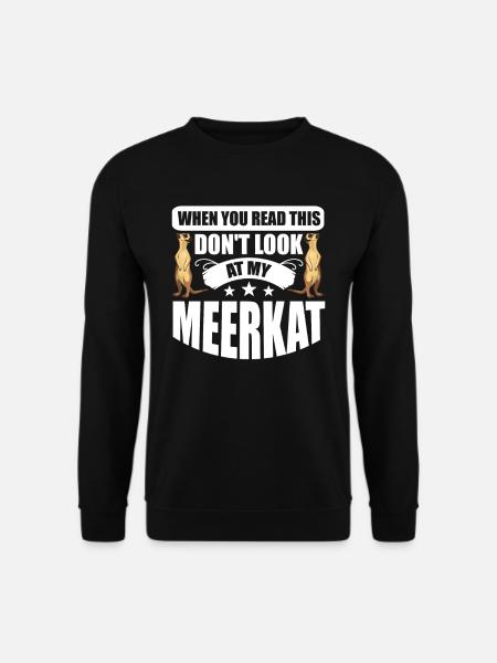 Suricate Cadeau Suricate Suricate - Sweat-shirt Unisexe - noir