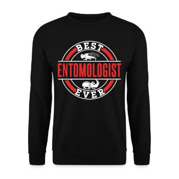 Bester Entomologe Aller Zeiten Beruf Entomologie - Unisex Pullover - Schwarz - Vorne - Alina (178cm) & Michal (187cm)
