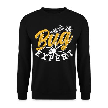 Insecte expert insectes entomologiste entomologie - Sweat-shirt Unisexe - noir - Devant - Alina (178cm) & Michal (187cm)