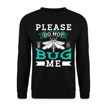 Entomologist Team Profession Insects Entomology - Unisex Sweatshirt - black - Front - Alina (178cm) & Michal (187cm)