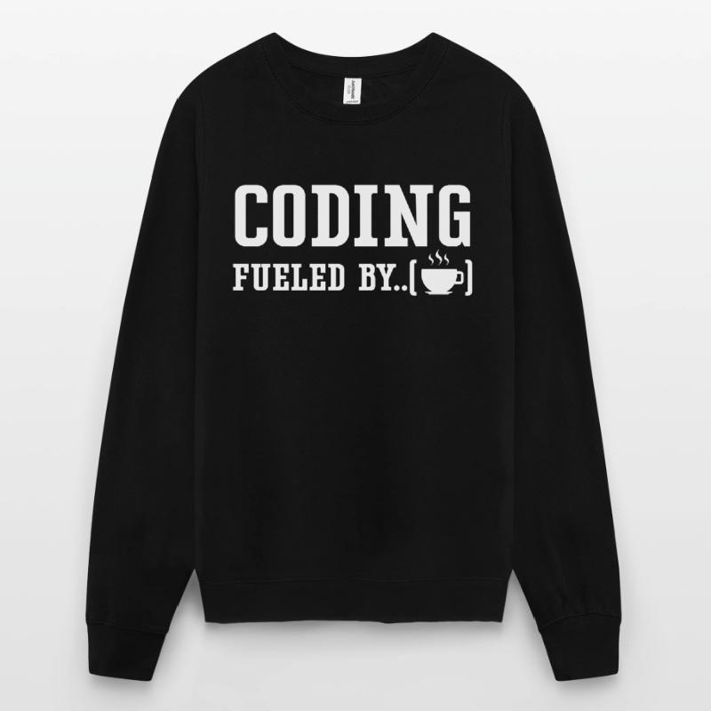 Programming Powered by Caffeine Coding Unisex Sweatshirt