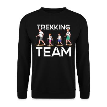Trekking Équipe Randonneurs Randonnée Randonnée - Sweat-shirt Unisexe - noir - Devant - Alina (178cm) & Michal (187cm)