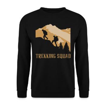 Trekking Team Randonnée Randonneurs - Sweat-shirt Unisexe - noir - Devant - Alina (178cm) & Michal (187cm)
