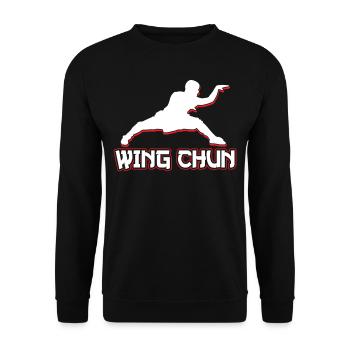 Wing Chun Training Trainer Martial Arts Martial Arts - Unisex Sweatshirt - black - Front - Alina (178cm) & Michal (187cm)