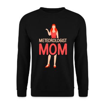 Meteorologist Mama Meteorology Meteorologist Profession - Unisex Sweatshirt - black - Front - Alina (178cm) & Michal (187cm)