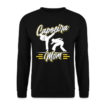 Capoeira Mutter Brasilianisch Kampfsport Hobby - Unisex Pullover - Schwarz - Vorne - Alina (178cm) & Michal (187cm)