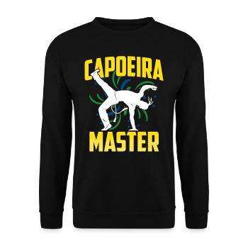 Capoeira Master Hobby Arts Martiaux Brésilien - Sweat-shirt Unisexe - noir - Devant - Alina (178cm) & Michal (187cm)