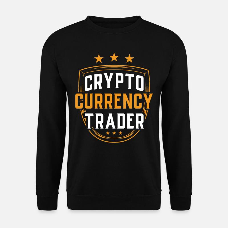 Kryptowährungs Händler Krypto Crypto Trader - Unisex Pullover - Schwarz