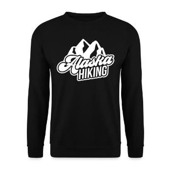 Alaska Randonnée Randonneurs Randonnée Nature - Sweat-shirt Unisexe - noir - Devant - Alina (178cm) & Michal (187cm)