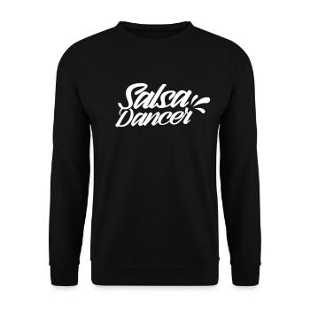 Salsa Tänzer Tanz Tanzen Hobby - Unisex Pullover - Schwarz - Vorne - Alina (178cm) & Michal (187cm)