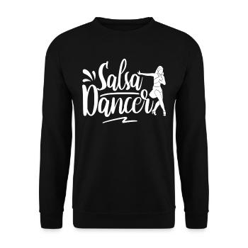 Salsa Dancer Dancing Dancer Dance Hobby - Sweat-shirt Unisexe - noir - Devant - Alina (178cm) & Michal (187cm)