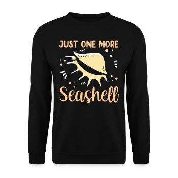 Une seule coquille collecteur de coquillages collecteurs de mollusques - Sweat-shirt Unisexe - noir - Devant - Alina (178cm) & Michal (187cm)