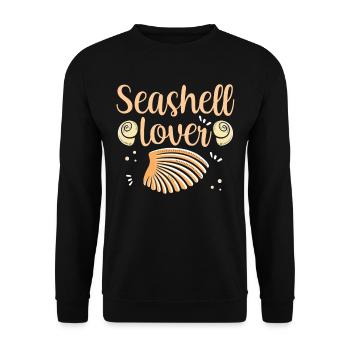 Shell Lovers Collect Shells Shell Collectors - Unisex Sweatshirt - black - Front - Alina (178cm) & Michal (187cm)
