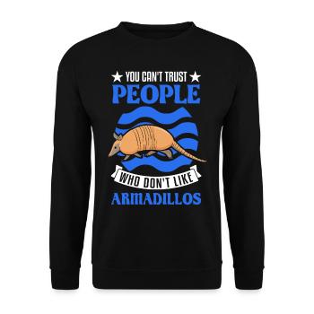 Tatou Cadeau Tatou - Sweat-shirt Unisexe - noir - Devant - Alina (178cm) & Michal (187cm)