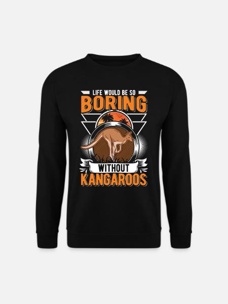 Australian Kangaroo Australia Kangaroo - Unisex Sweatshirt - black