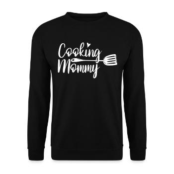 Cooking Mommy Cook Mom Mother Cook Cooking - Unisex Sweatshirt - black - Front - Alina (178cm) & Michal (187cm)