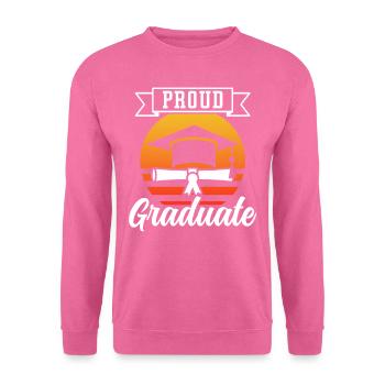 Festival des diplômés fiers - Sweat-shirt Unisexe - rose - Devant