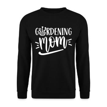 Jardin Mama Mère Jardinier Horticulture - Sweat-shirt Unisexe - noir - Devant - Alina (178cm) & Michal (187cm)